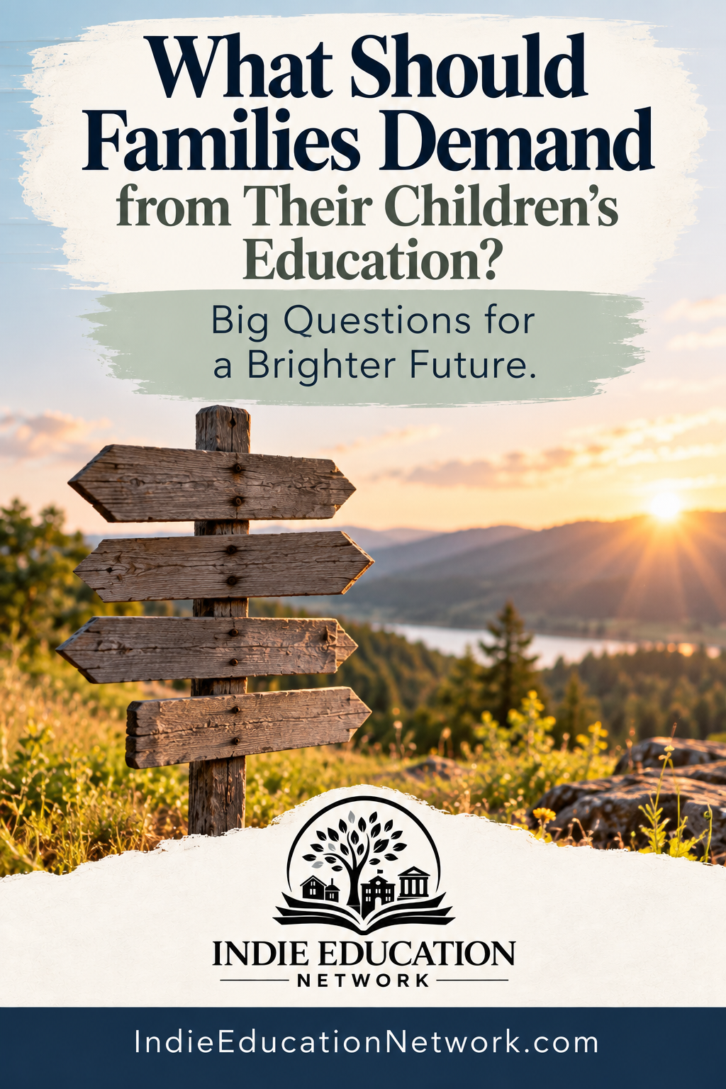 What Should Families Demand From Their Children’s Education? (Pinterest pin)